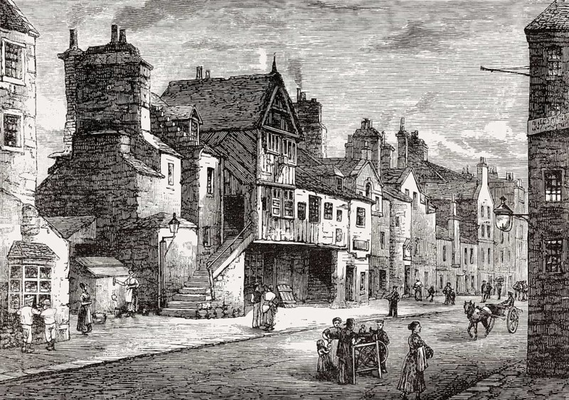 Mahogany Land in Potterow, 1821, Edinburgh, Scotland, United Kingdom