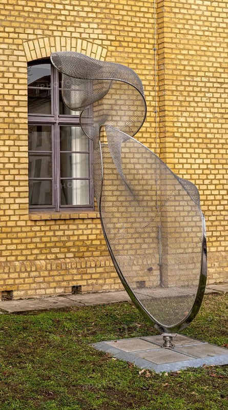 Berlin Spandau Citadel, modern metal sculpture, Berlin, Germany