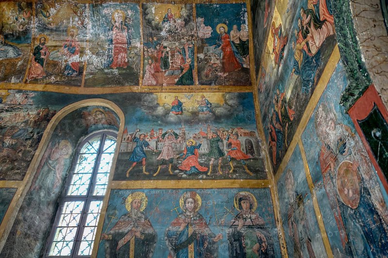 Krusedol Monastery, Frescoes and mural paintings, Vojvodina Province, Serbia