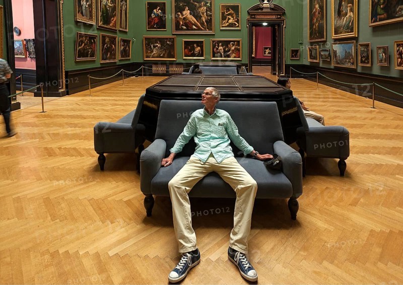Visitors to the Kunsthistorisches Museum, Vienna, Austria