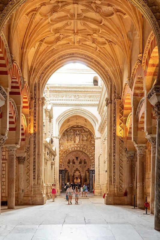 Majestic vault with detailed decorations and impressive architecture, Cordoba