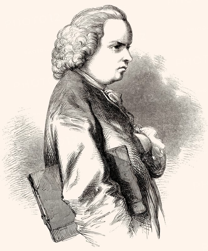 Oliver Goldsmith 1728, 1774, ein irischer Schriftsteller und Arzt