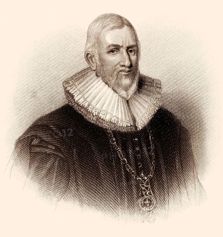 Sir Hugh Myddelton oder Middleton, 1. Baronet, 1560-1631, ein walisischer Tuchmacher, Unternehmer, Minenbesitzer, Goldschmied, Bankier und autodidaktischer Ingenieur