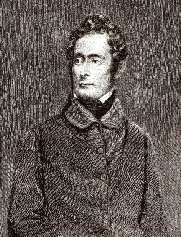 Alphonse Marie Louis Prat de Lamartine, 1790-1869, französischer Dichter, Schriftsteller und Politiker