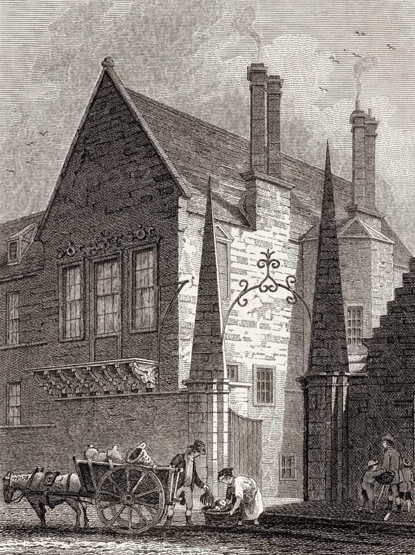 Regent Murray's House, Edinburgh, Scotland, 19th century, Views in Edinburgh by J. & H. S. Storer
