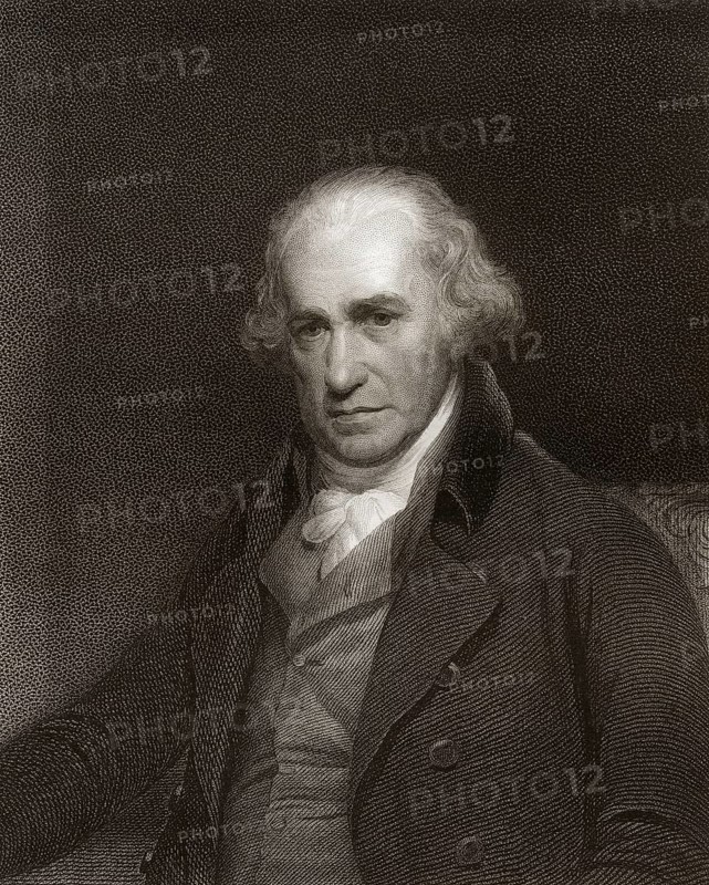 James Watt, 1736 - 1819, Scottish inventor of the steam engine