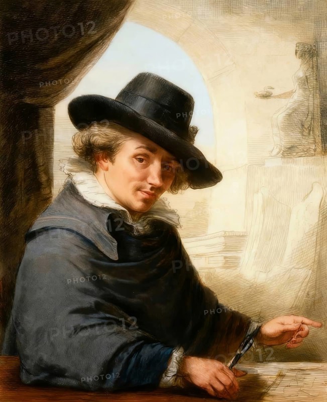 Dominique Vivant, Baron Denon, 1747 – 1825, French artist, writer, diplomat, author and archaeologist, digitally edited
