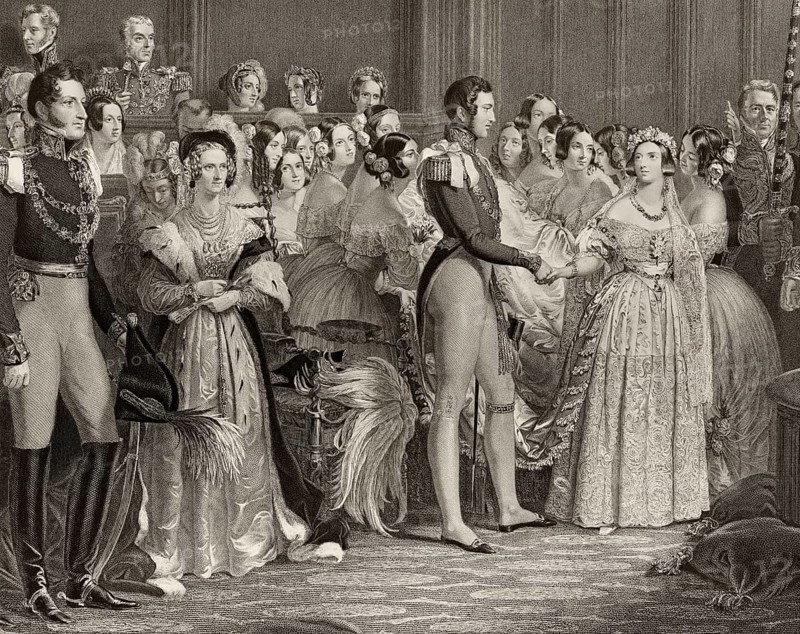 The Marriage of Queen Victoria, Chapel Royal, St James's Palace, 1840