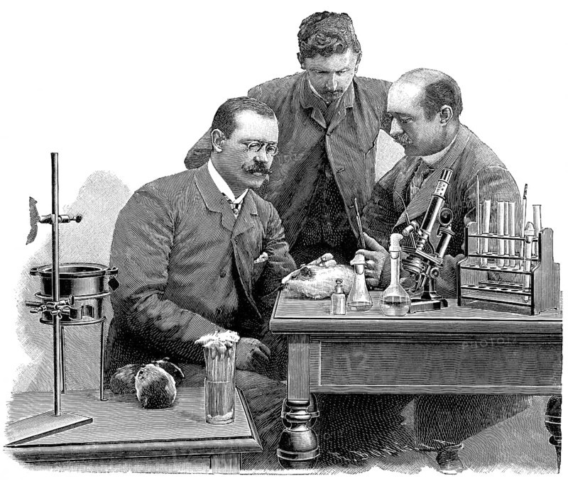 Emil Adolf von Behring, 1854 - 1917, a German physiologist, Nobel Prize in Physiology or Medicine, Emil Adolf von Behring, 1854 - 1917, ein deutscher Bakteriologe und Serologe, Träger des ersten Nobelpreises für Physiologie oder Medizin