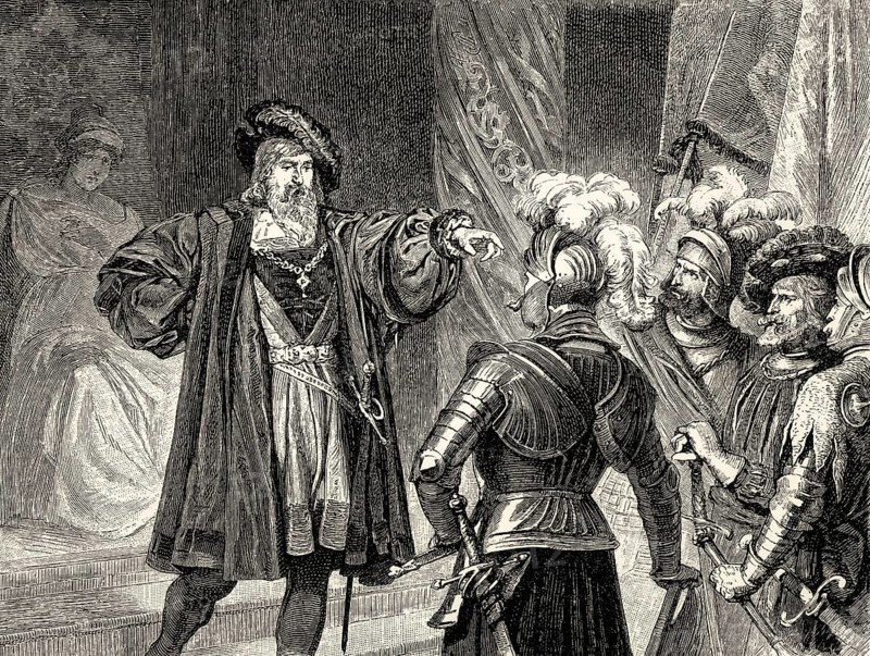 Helen and Faust, third act, Faust II, Johann Wolfgang von Goethe