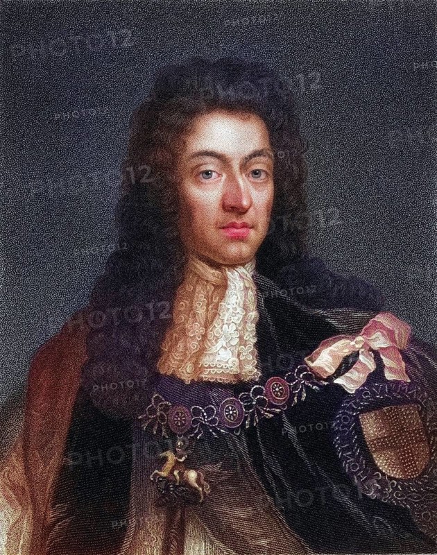 William III, King of England, Scotland and Ireland, 1650-1702 alias William of Orange. From the book Gallery of Portraits, published in 1833, Historical, digitally restored reproduction from a 19th century original, Record date not stated