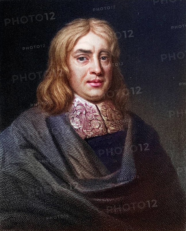 Thomas Sydenham 1624-1689, English physician. From the book Gallery of Portraits, published in 1833, Historical, digitally restored reproduction from a 19th century original, Record date not stated