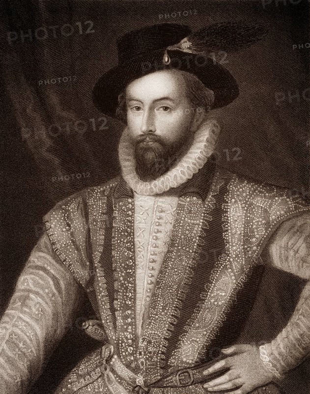 Sir Walter Raleigh, 1554 - 1618, an English aristocrat, writer, poet and explorer