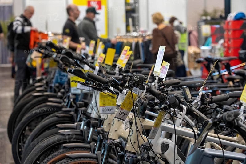 Fahrrad Essen, public fair in the halls of Messe Essen, retailers and manufacturers show everything about bicycles, e-bikes, accessories, North Rhine-Westphalia, Germany