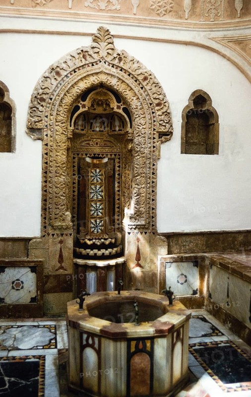 Interior of Beit Eddine, Beit ed Dine, Beiteddine Palace of Emir Bashir, Chouf, Lebanon 1998
