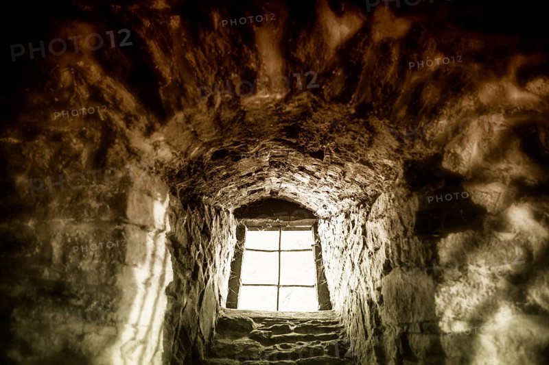A cellar of an old castle, Germany