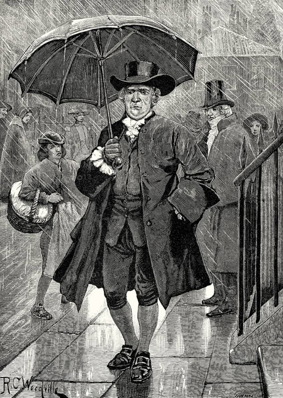 Jonas Hanway, 1712 – 1786, an English philanthropist and traveller