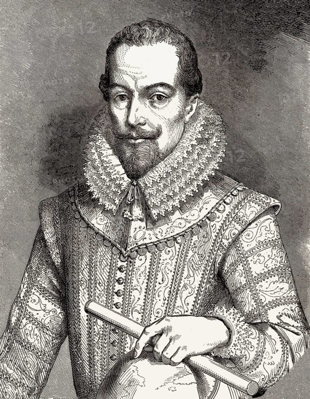 Sir Walter Raleigh, 1554 - 1618, englischer Aristokrat, Schriftsteller, Dichter und Entdecker