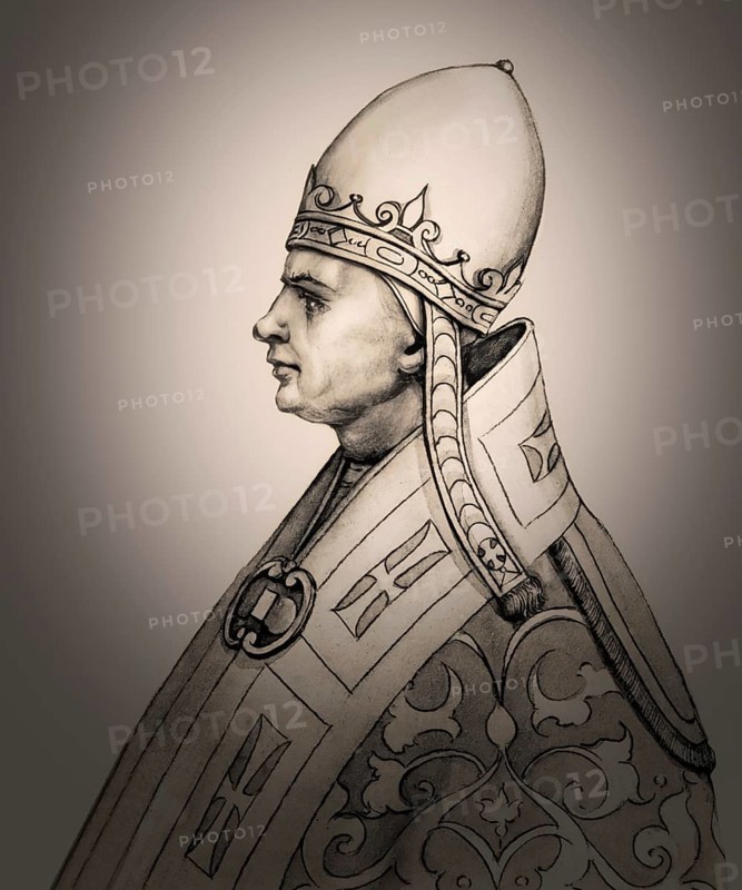 Pope Alexander III, Alessandro III, c. 1100/1105 – 1181), born Rolando Bandinelli, head of the Catholic Church and ruler of the Papal States from 7 September 1159 until his death in 1181
