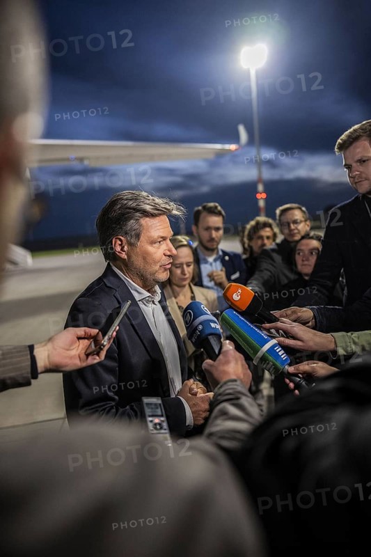 Trip of the Federal Minister of Economics and Vice-Chancellor Robert Habeck to Ankara from 25-27 October 2023 Departure to Ankara, Berlin, Germany