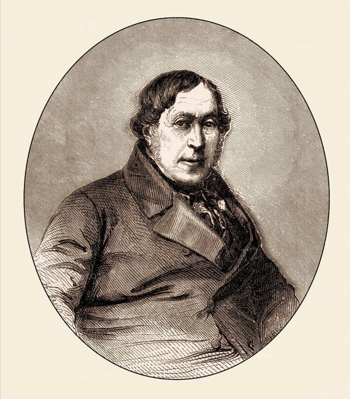 Gioachino Antonio Rossini, 1792-1868, Italian composer, opera composer of the Bel-Canto