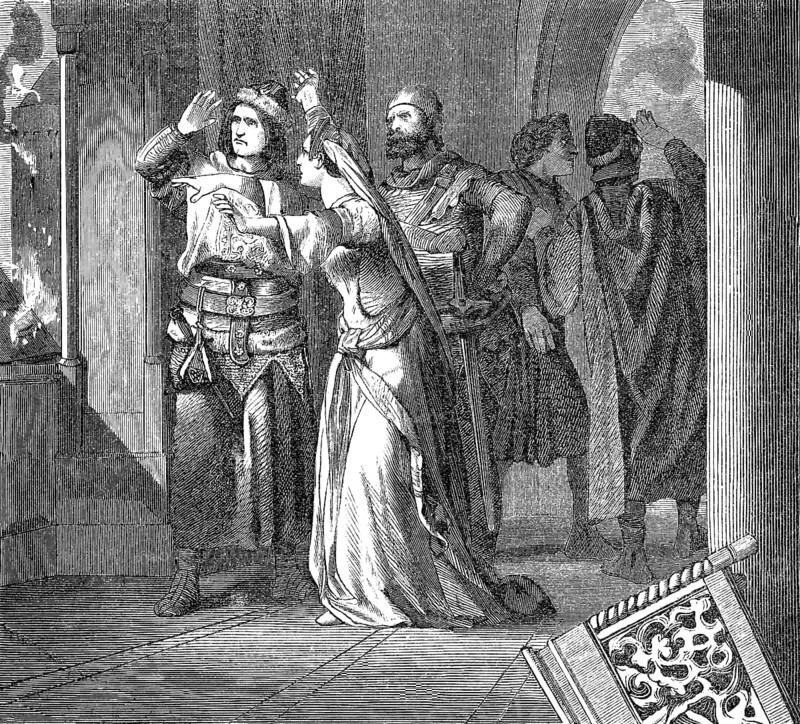 Louis II the Younger, 825 – 875, King of Italy and Holy Roman Emperor, attacked by Adelchis, prince of Benevento, in August 871