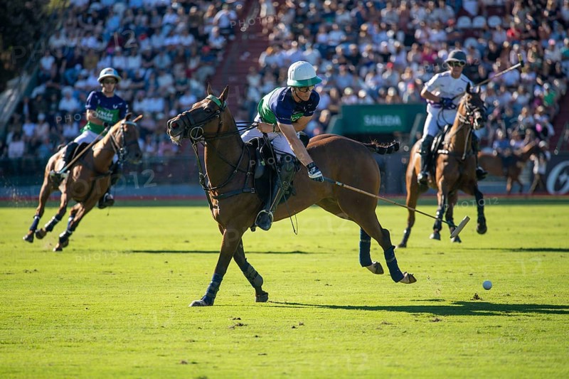 Scene at the 132nd Argentinean Open Polo Championship (Spanish 132nd Abierto Argentino de Polo de Palermo) in the Polo Stadium playing between La Natividad La Dolfina and Sol de Agosto in Buenos Aires, Argentina