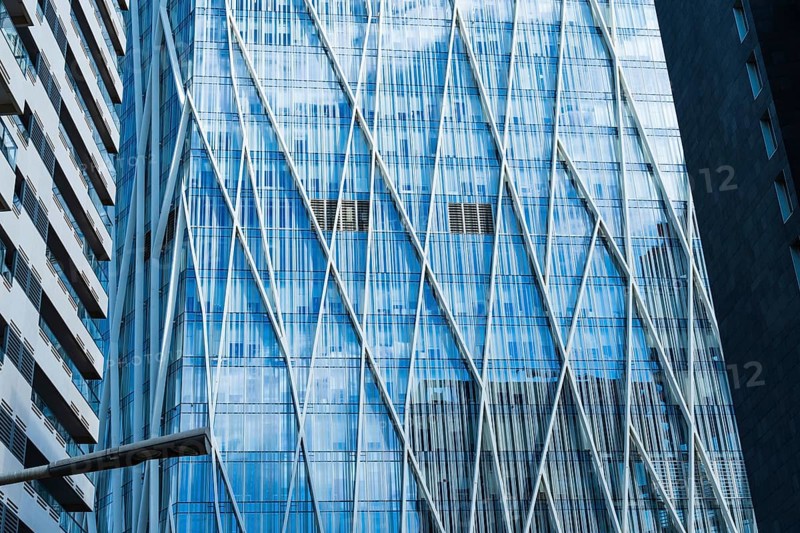 The Telefonica headquarters in the 22 district of Barcelona, Spain