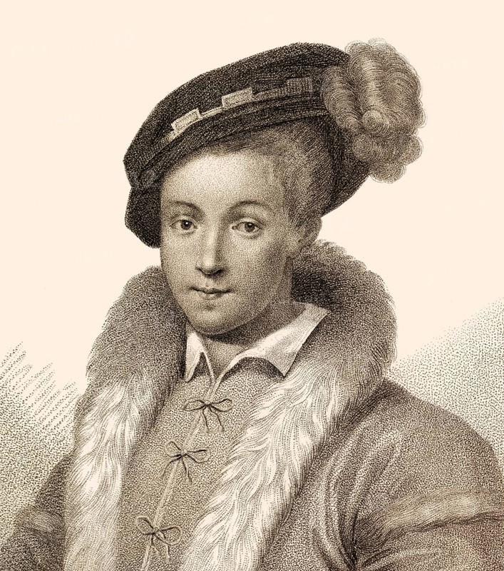 Edward VI, 1537-1553, King of England and Ireland