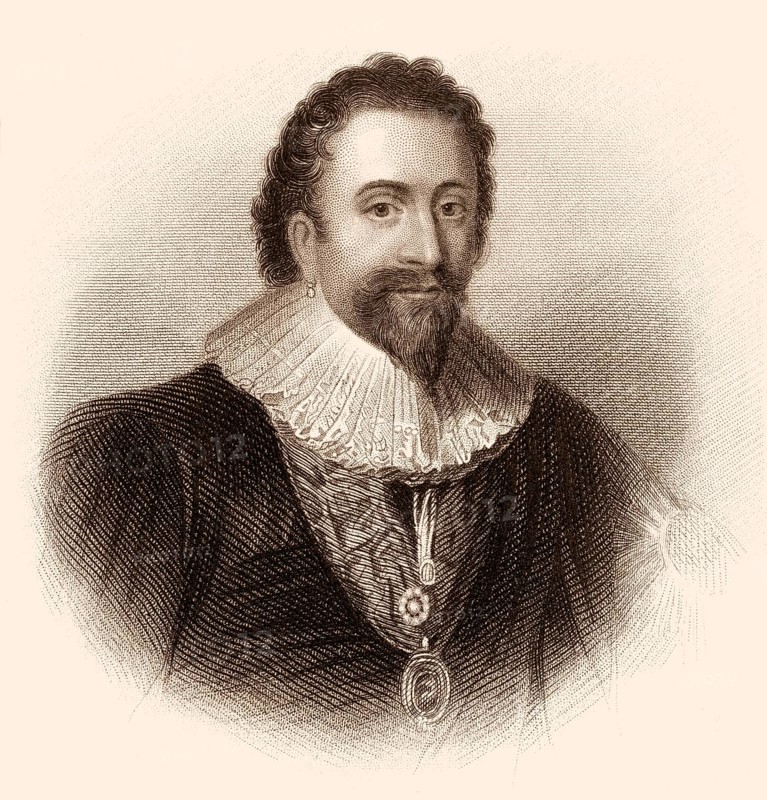 William Herbert, 3. Earl of Pembroke, 1580-1630, englischer Adliger, Lord Chamberlain, gründete mit König James das Pembroke College in Oxford