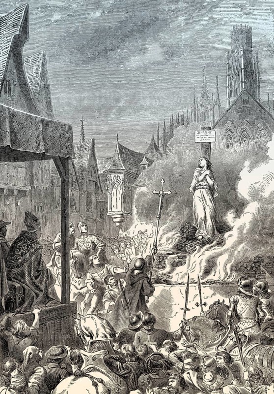 Jeanne d'Arc, the Maid of Orleans or Joan of Arc, 1412-1431, French national heroine and saint of the Catholic and Anglican Church