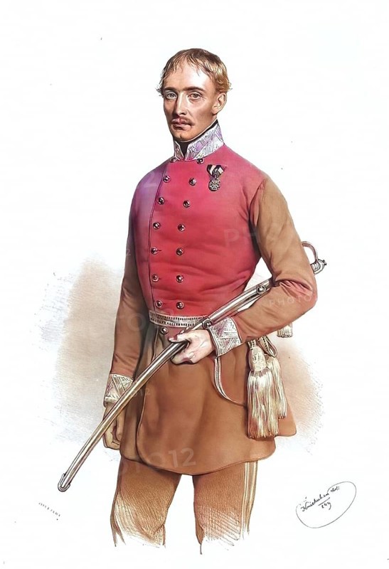 Heinrich Hentzi von Arthurm (1785-1849), k. k. Generalmajor. 1849 Defender of Budapest, Historical, digitally restored reproduction from a 19th century original, Record date not stated