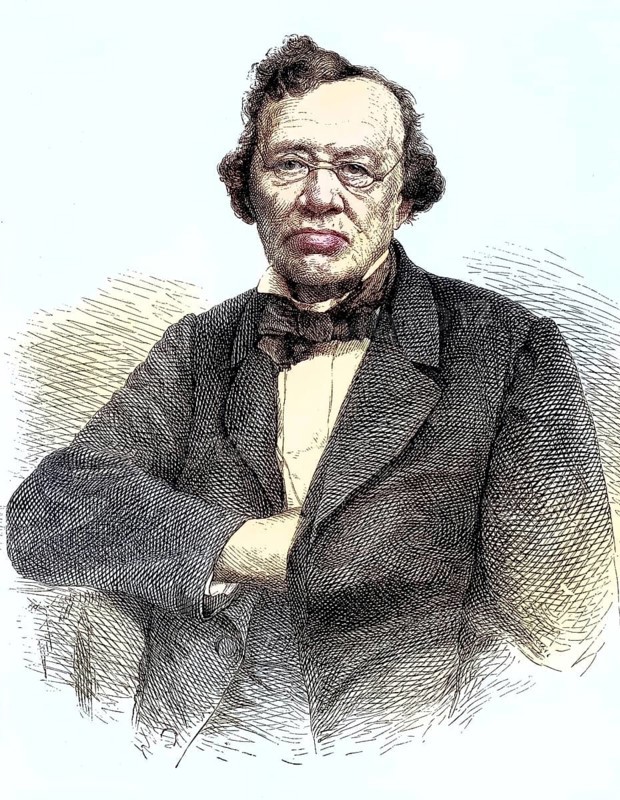 Karl Theodor von Küstner, 1784-1864, was a royal Bavarian privy councillor and court theatre director, woodcut from 1864