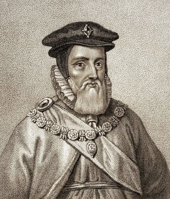 William Cecil, 1st Baron Burghley or Burleigh, 1520-1598, an English statesman, the chief advisor of Queen Elizabeth I