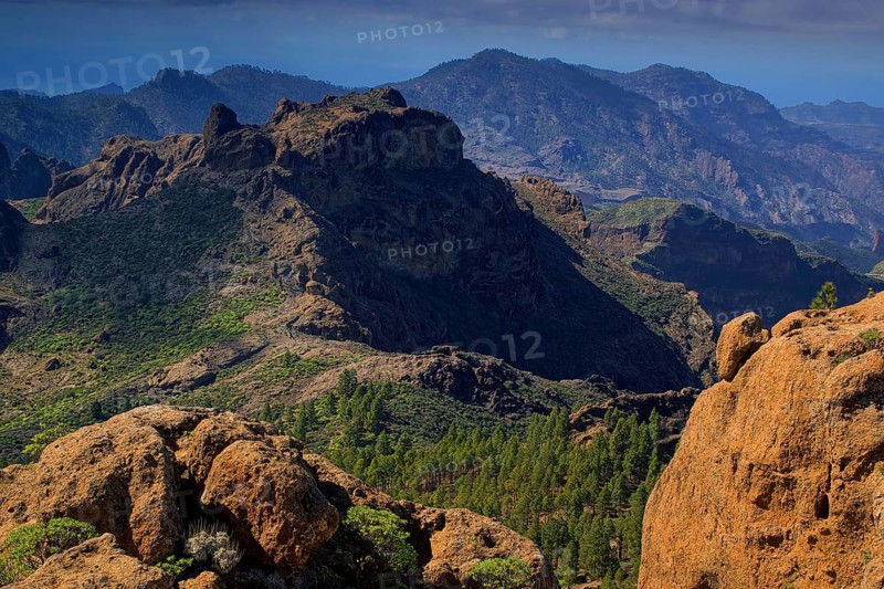 Canary Islands, Gran Canaria, Roque Niblo, View, Gran Canaria, Canary Islands, Spain