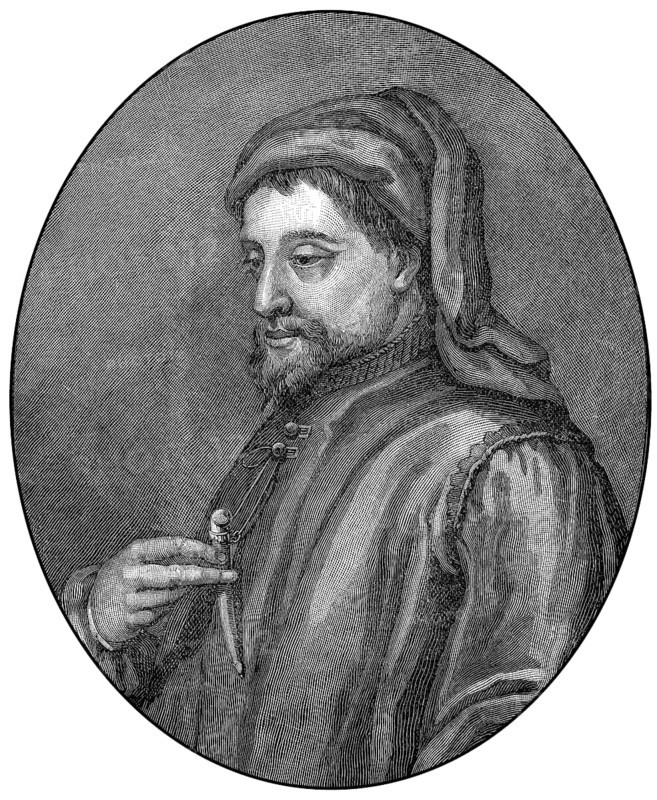 Portrait of Geoffrey Chaucer, ca. 1343 - 1400