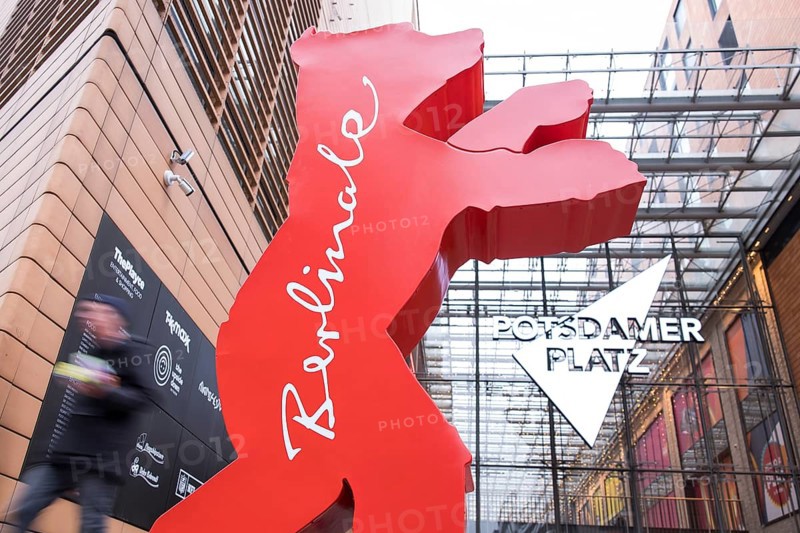 Berlinale Bear in front of the opening of the 76th Berlinale at the Theater am Potsdamer Platz in Berlin on 11.02.2026. The film festival will take place from February 12-22, 2026