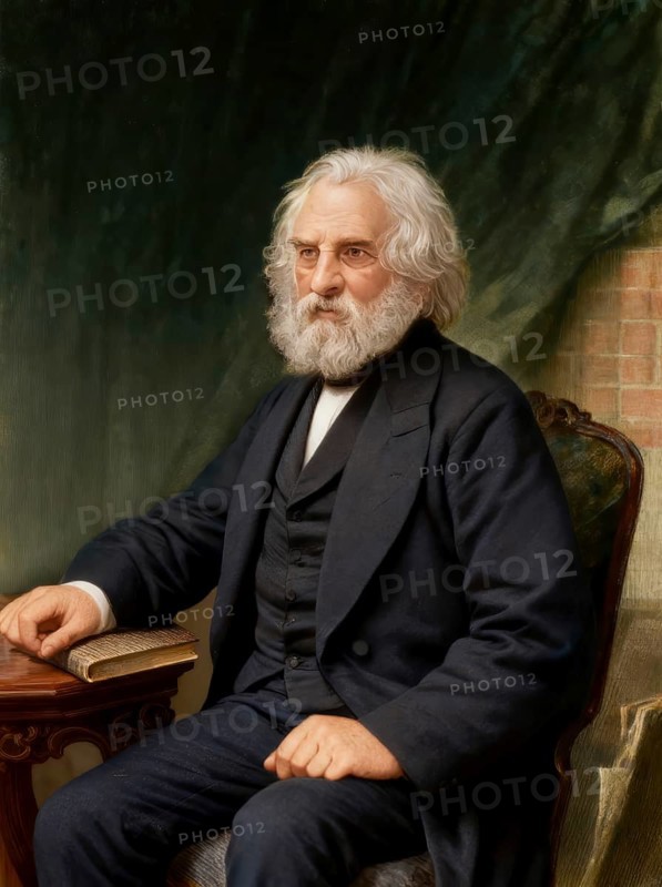 Henry Wadsworth Longfellow, 1807 - 1882, an American poet