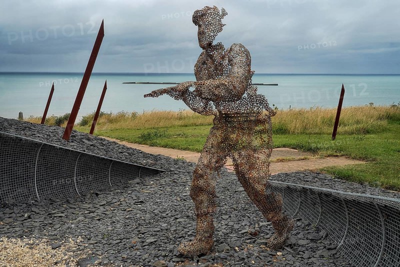 France - Normandie - Arromanches-les-Bains - Soldier's Memorial