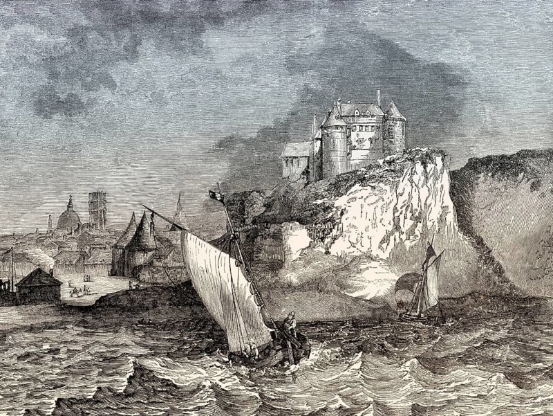 Dieppe, Normandy region, France, 19th century