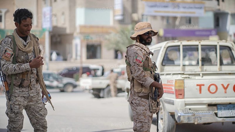 In Southern Yemen on February 5, 2026, the Saudi-backed Yemeni Army deploys security checkpoints in the streets of Hadramaut following the withdrawal of the UAE-backed Southern Transitional Council (STC) forces, Hadramaut, Seiyun, Yemen