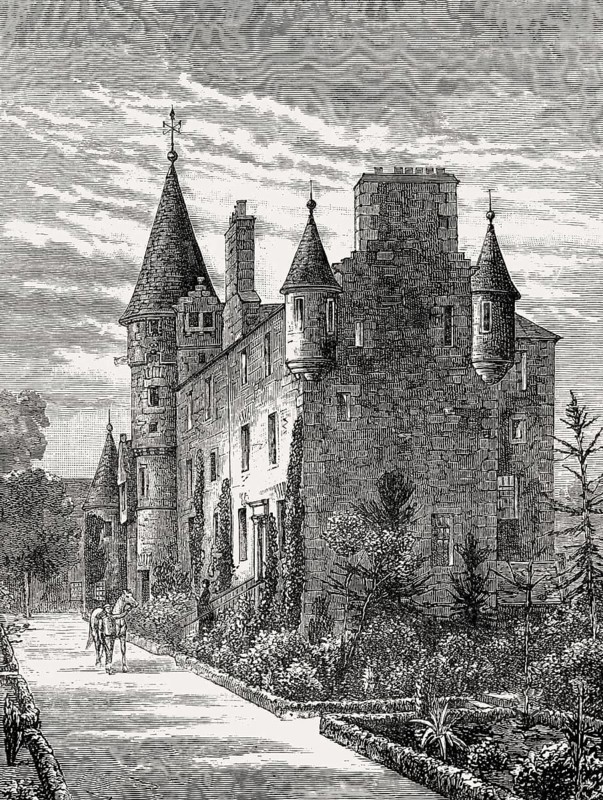 Craigentinny Castle, Edinburgh, Scotland, 19th century