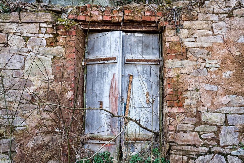 Remains of a house, Germany