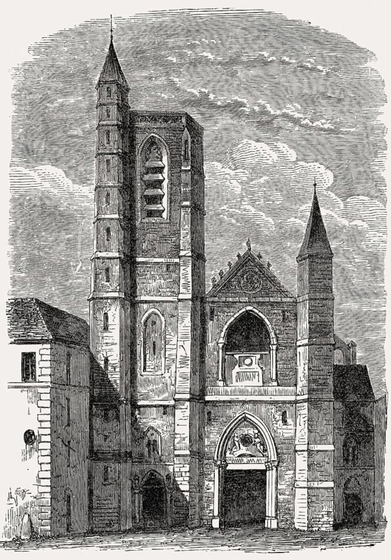 The Saint-Paul-des-Champs church, a former church in Paris, France