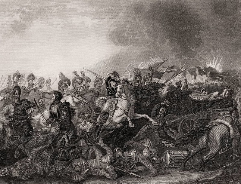The Night of Victory at Waterloo, Battle of Waterloo, 18 June 1815, Napoleonic Wars