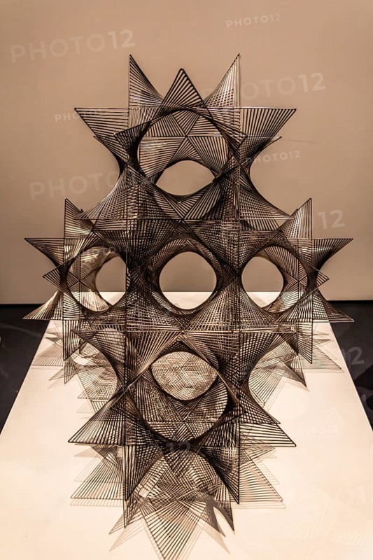 E 4A 1B, Angel Duarte, 1974, Kunsthal with temporary exhibition 100 Years of Kinetic Art, kinetic art with light effects, Rotterdam, Netherlands