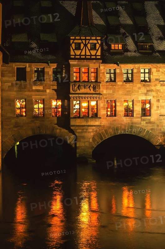 Heilig-Geist Spital an der Pegnitz in Nuremberg, Bavaria, Germany