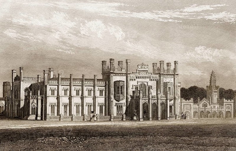 Abercairney Abbey, Perthshire, Schottland, 19. Jahrhundert