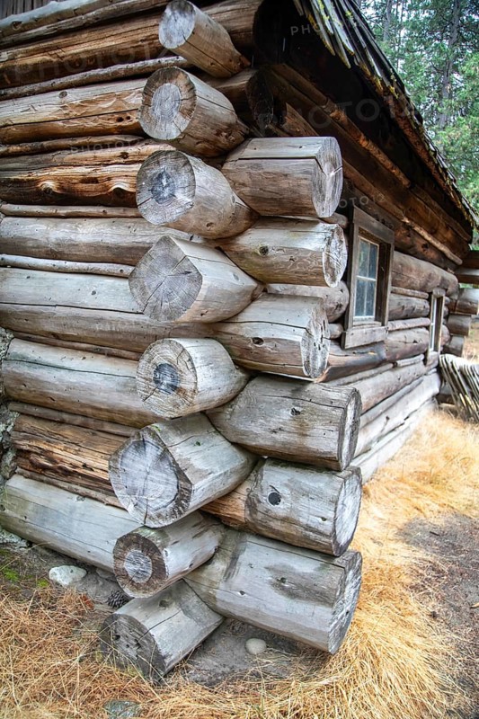 Yosemite National Park, California - The Pioneer Yosemite History Center at Wawona in Yosemite National Park. The Center has historic buildings that were transferred here from around the Park in the 1950s and 1960s