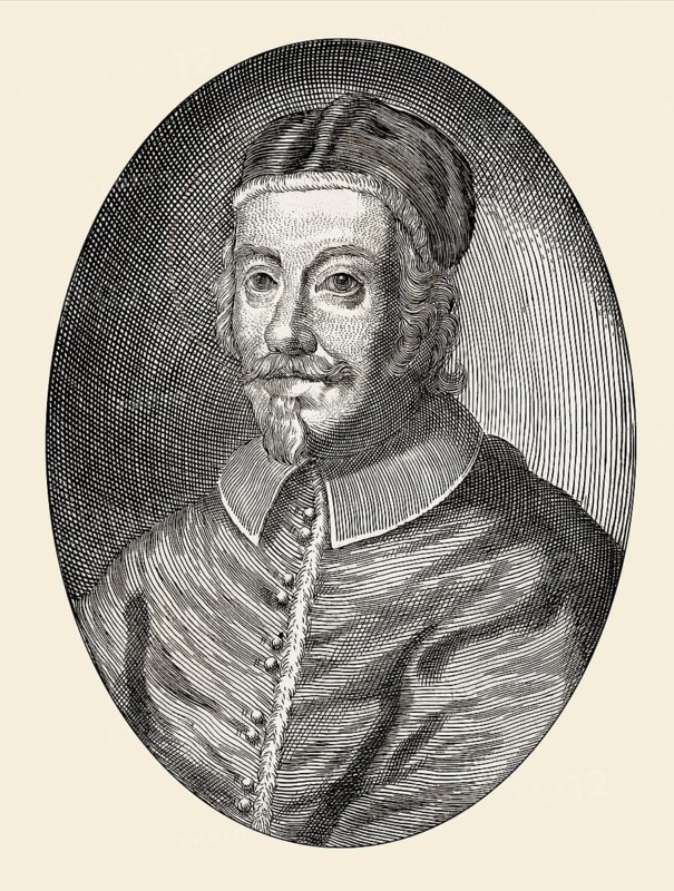 Pope Alexander VIII, Alessandro VIII, Alexandre VIII, Alejandro VIII, Pietro Vito Ottoboni, 1610 – 1691, ruler of the Papal States from 1689 until his death in 1691, digitally edited
